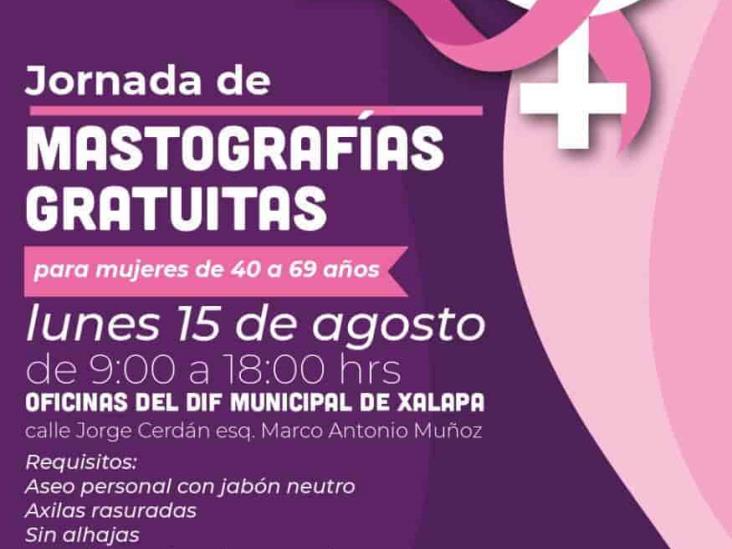 En Xalapa habrá jornadas de mastografías gratuitas; checa cuándo