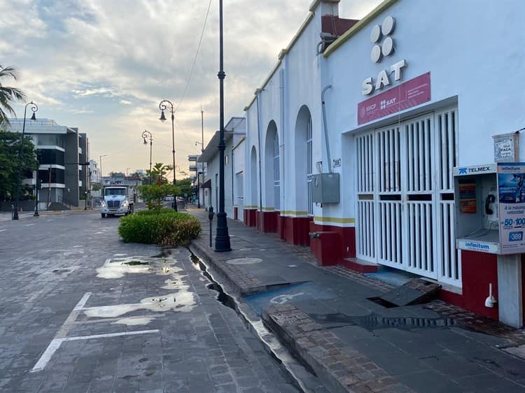 Oficinas del SAT en Veracruz amanecen sin bloqueos (+Video)