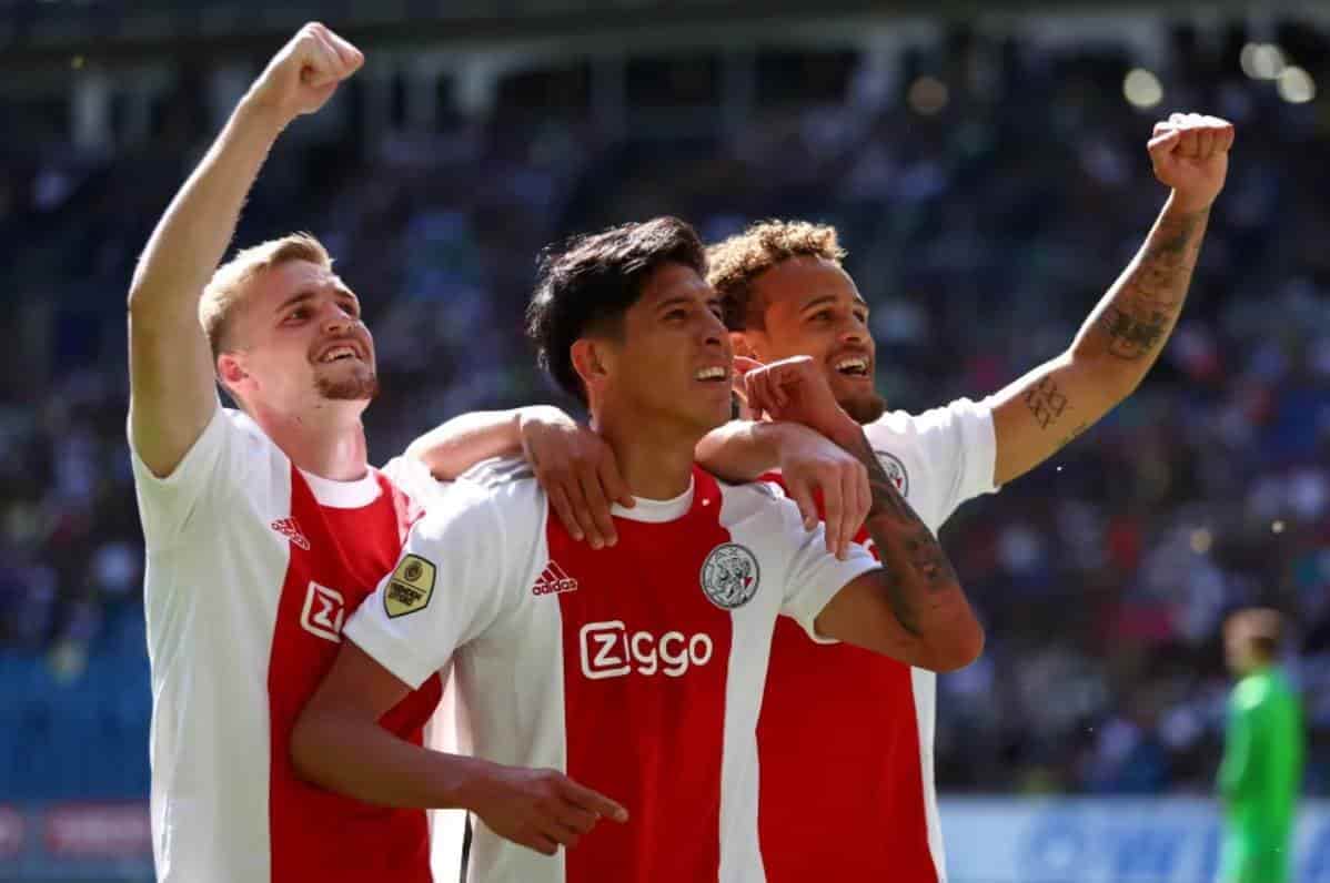 Partidazo de Edson Álvarez en goleada del Ajax al Groningen