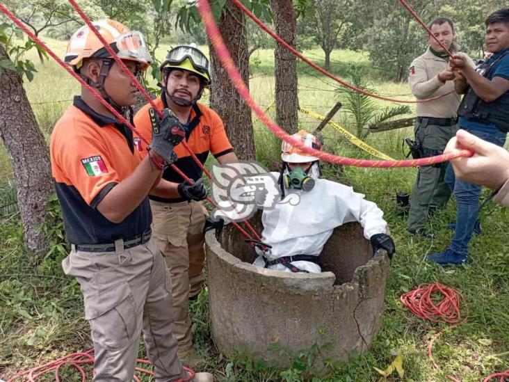 Identifican a joven localizado asesinado dentro de pozo en Acayucan