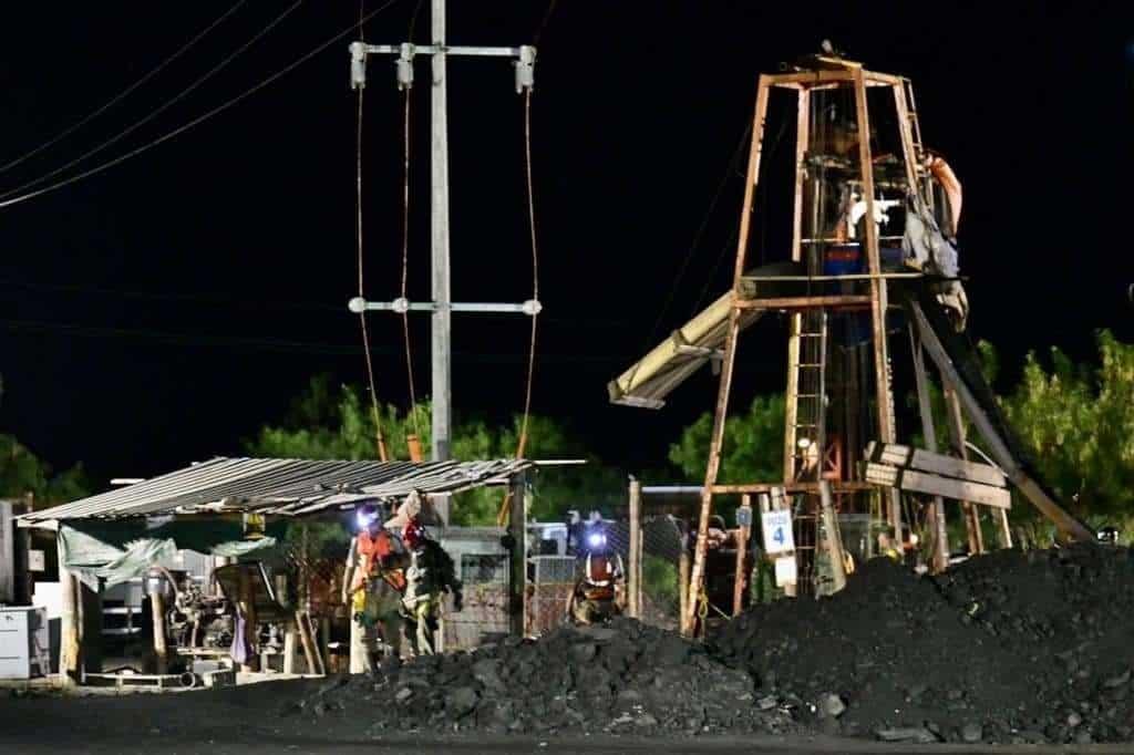 Aumenta el nivel de agua en la mina de carbón Sabinas, en Coahuila