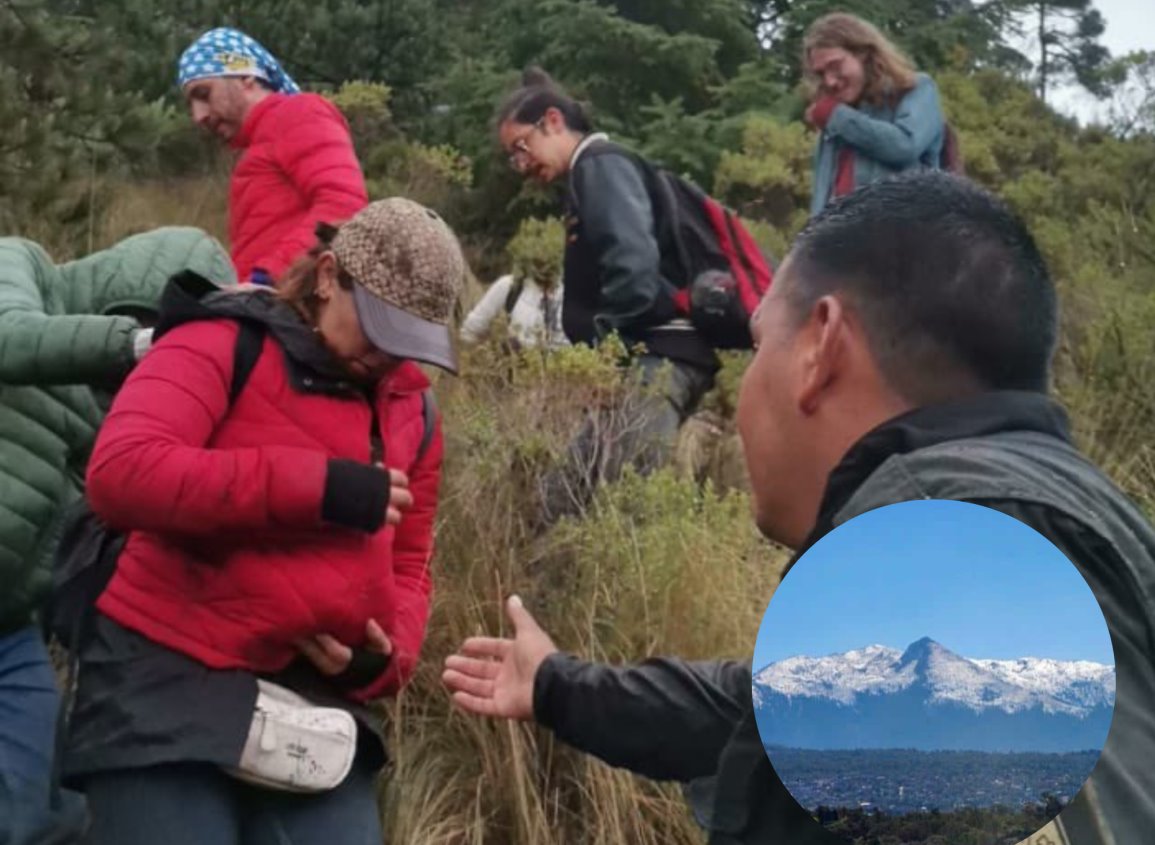 Se extravían 15 personas en zona montañosa del Ajusco; piden ayuda por redes sociales