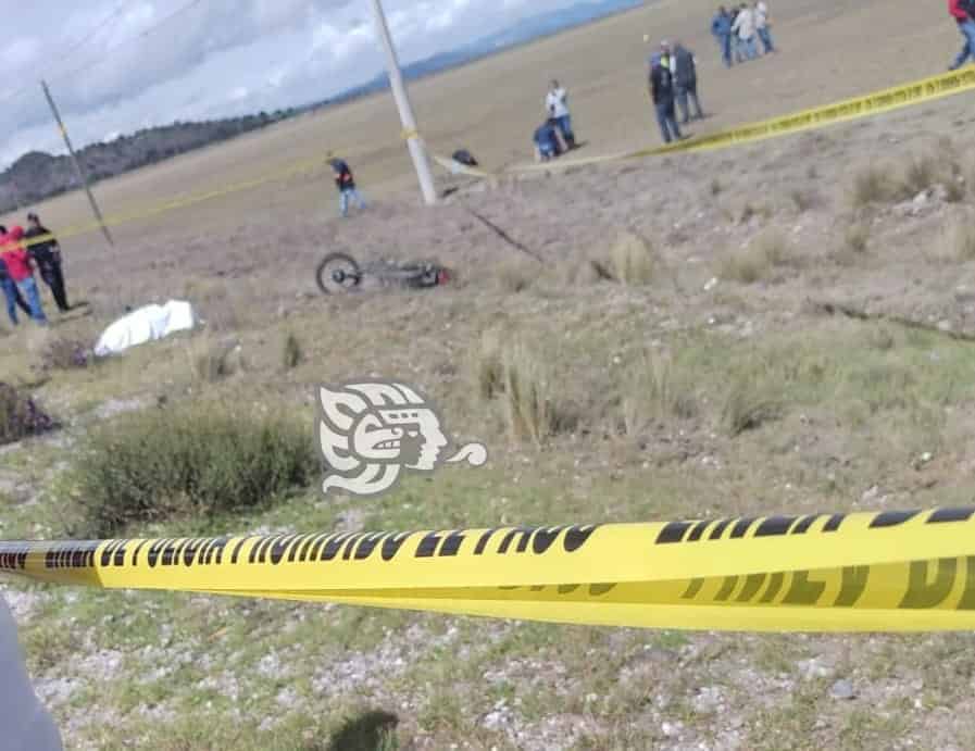 Muere motociclista tras sufrir accidente en carretera Perote-Puebla