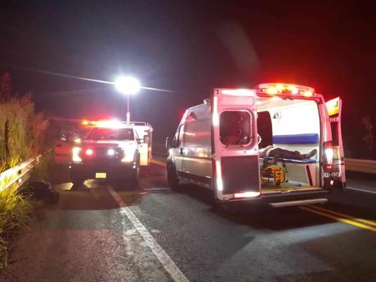 Un muerto y ocho heridos en accidente en carretera Las Choapas-Ocozocoautla