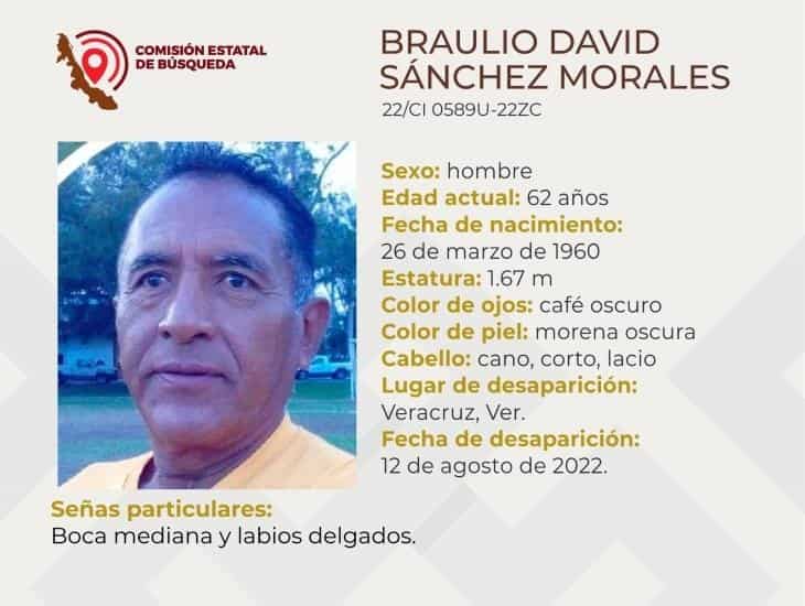 ¡Es buscado! Desaparece adulto mayor en el puerto de Veracruz