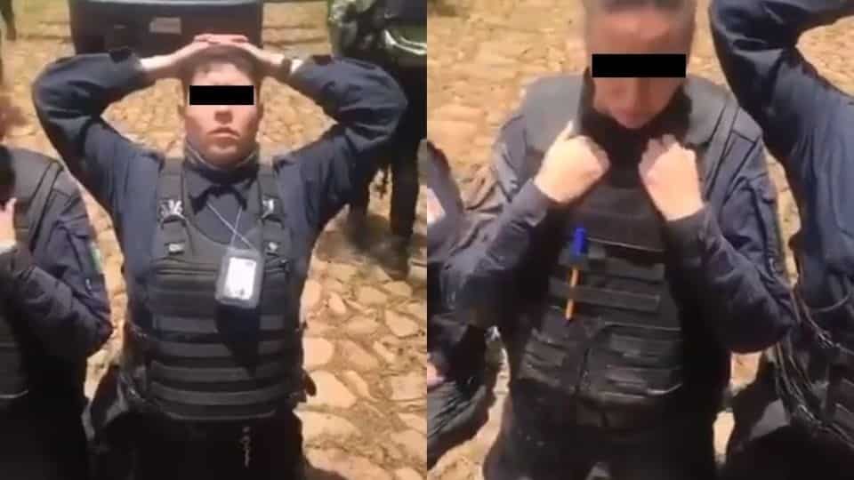 Miembros de CJNG interrogan a elementos policiacos en Jalisco