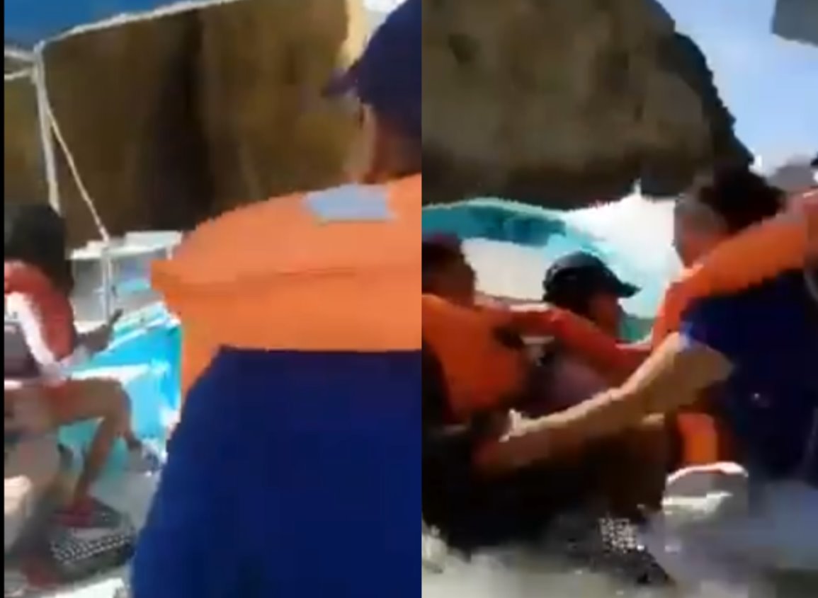 (Video) Turistas caen de una lancha en Los Cabos, no servían los chalecos salvavidas