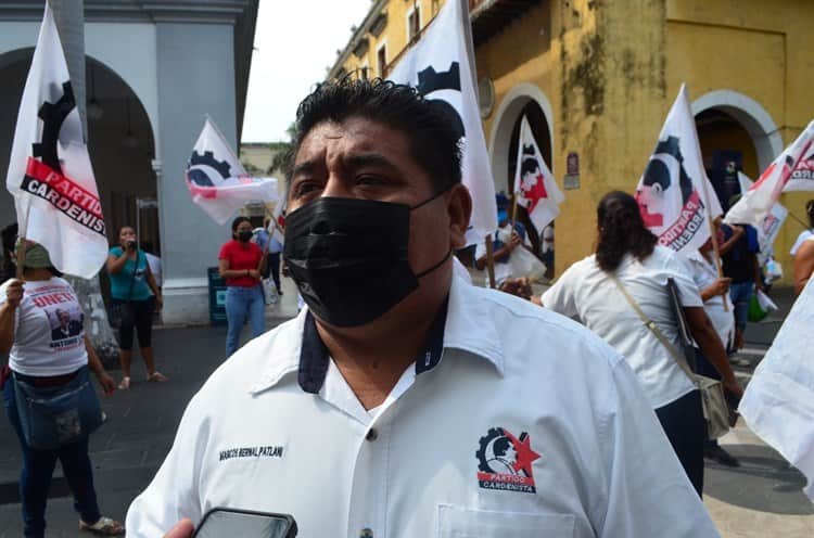 Video: Habitantes de La Reserva se manifiestan en el palacio municipal de Veracruz