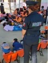 En Zacatecas, autoridades enseñan a niños cómo actuar en caso de balaceras (+Video)