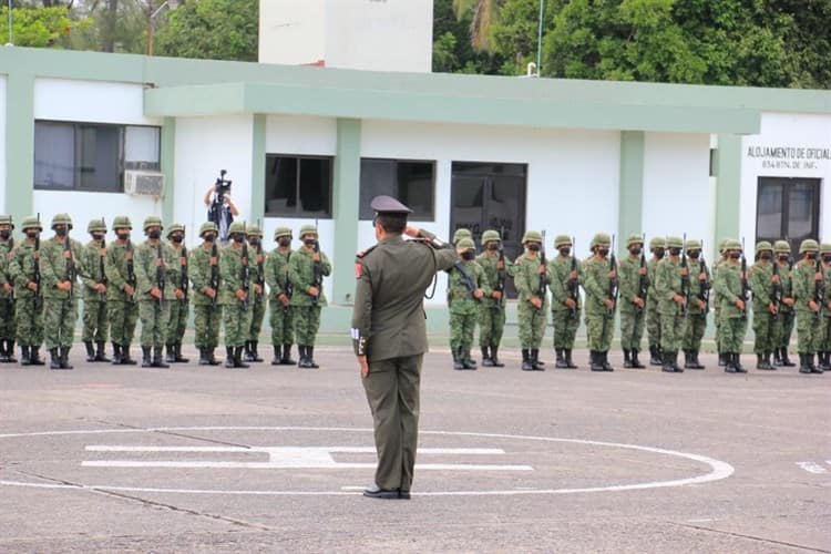 Toma protesta Comandante Pedro Hernández Bernal en el 83 Batallón de Infantería