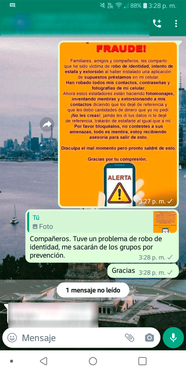 ¡En Veracruz! Lidia fue víctima de los monta deudas por una app de préstamos