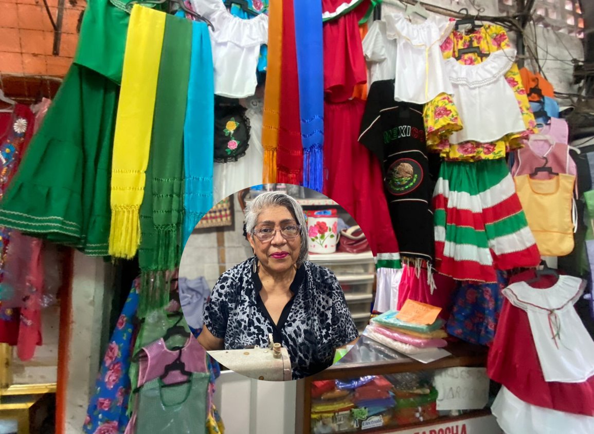 Vendedores de trajes típicos en Veracruz esperan buenas ventas por regreso a clases