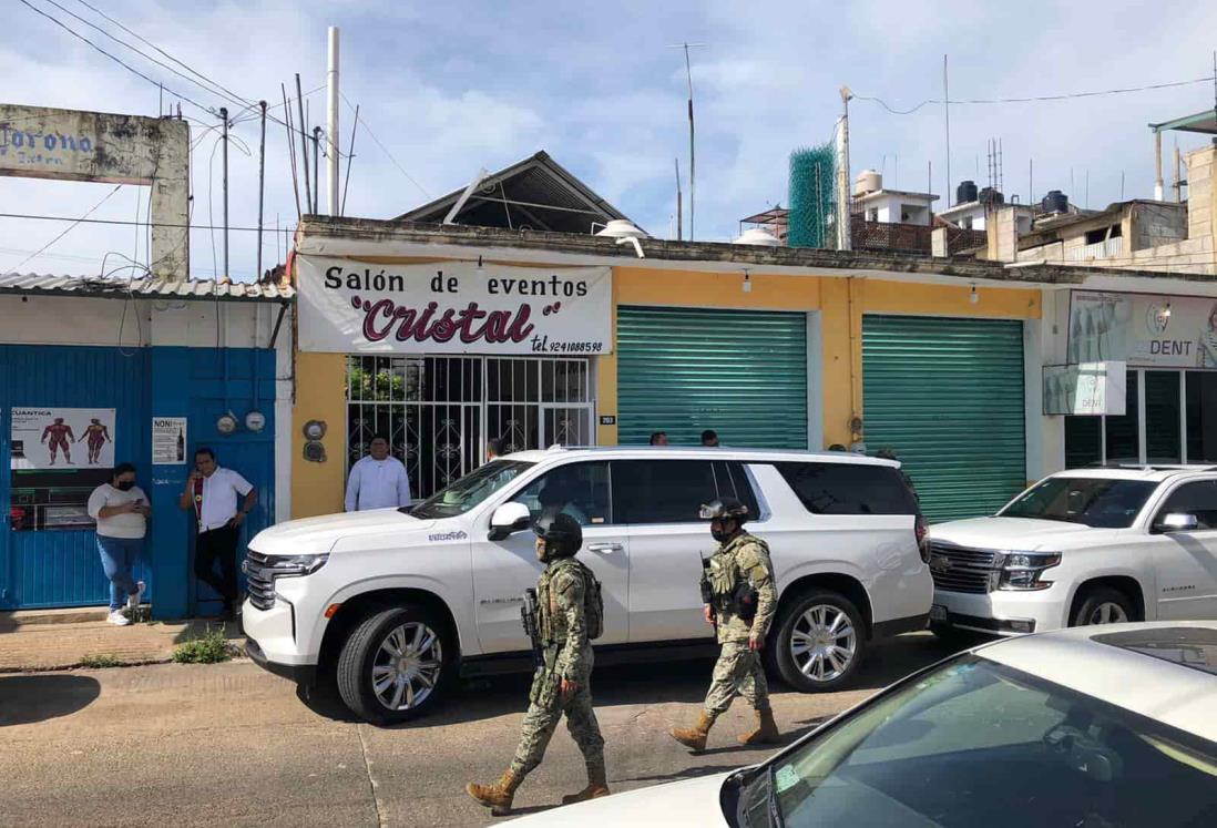 (+Video) Encabeza Cuitláhuac García Jiménez Mesa de Seguridad en Acayucan