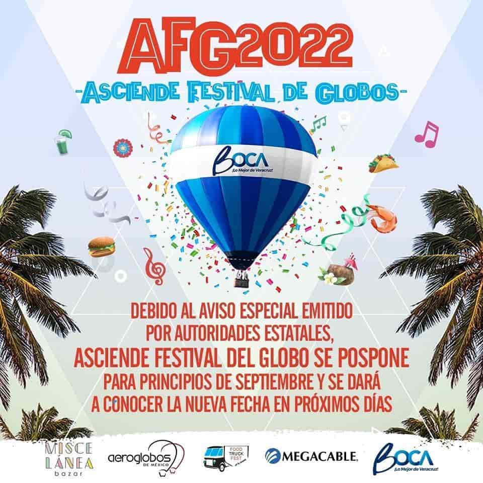 ¡Por mal tiempo! Aplazan fecha del Festival de globos aerostáticos en Boca del Río