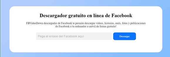 Cómo descargar videos de Facebook a WhatsApp usando FBVideoDown