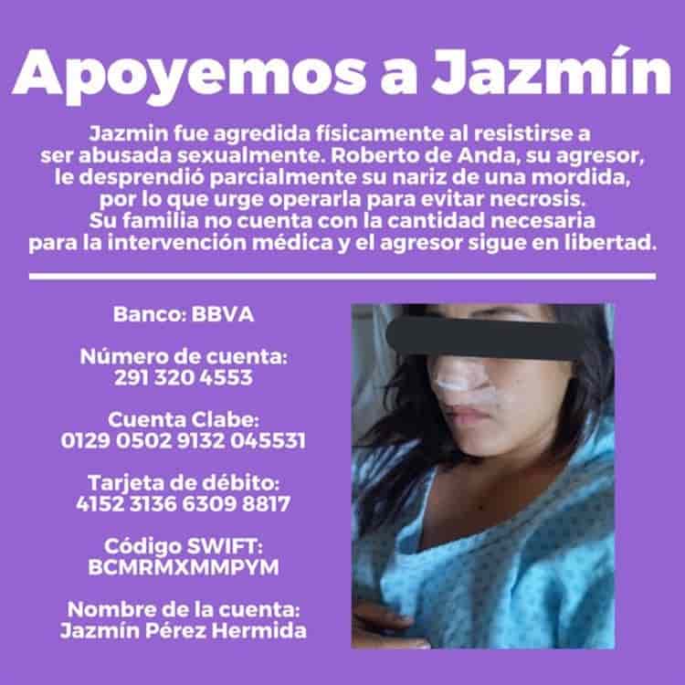 Urgen apoyo para cirugías de Jazmín, agredida por excandidato de Tlalixcoyan