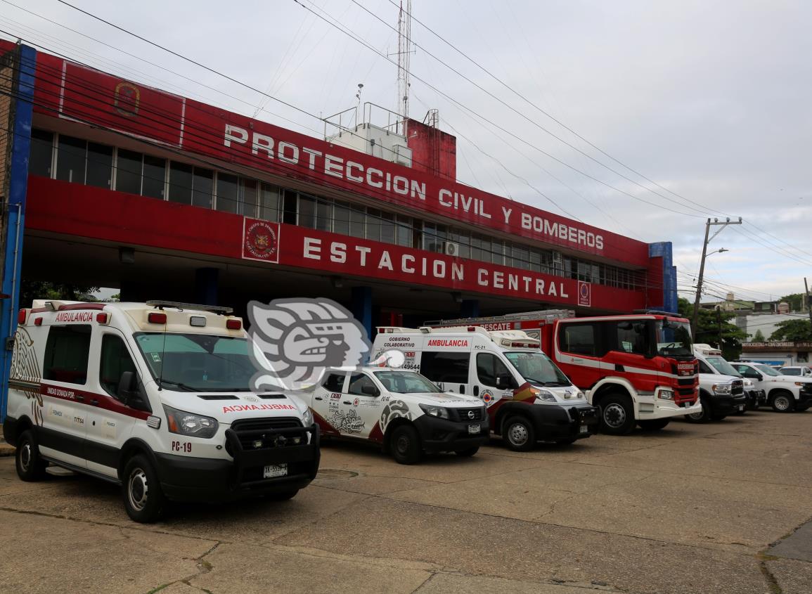 Falta de personal, principal carencia de PC y Bomberos de Coatzacoalcos