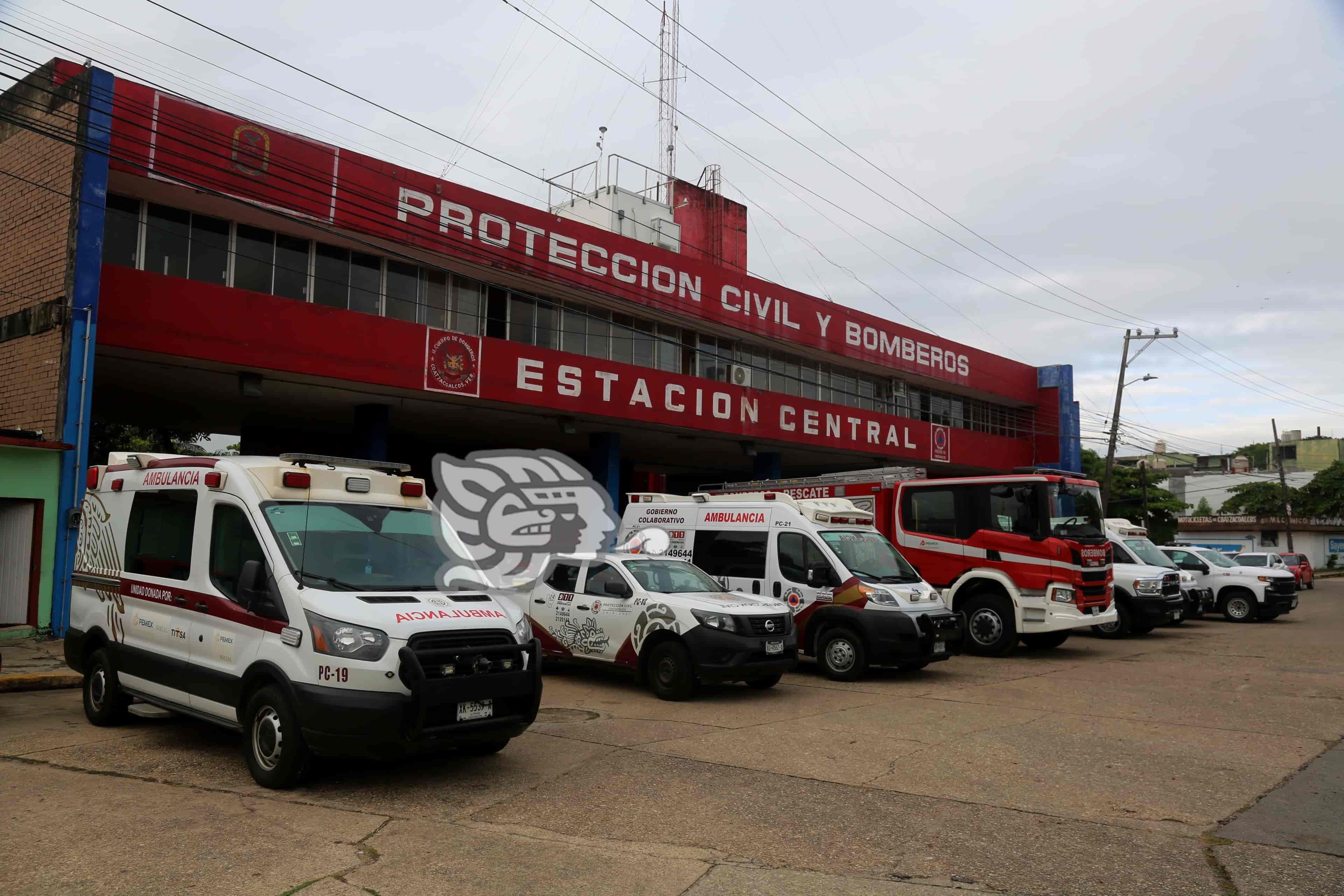 Falta de personal, principal carencia de PC y Bomberos de Coatzacoalcos