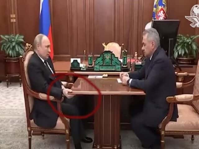 ¿Putin tiene Parkinson? revelan imágenes donde se sostiene de una mesa (+Video)