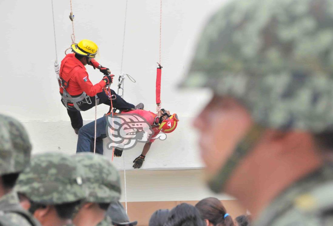 Recordarán en Coatzacoalcos con simulacro el sismo del 85