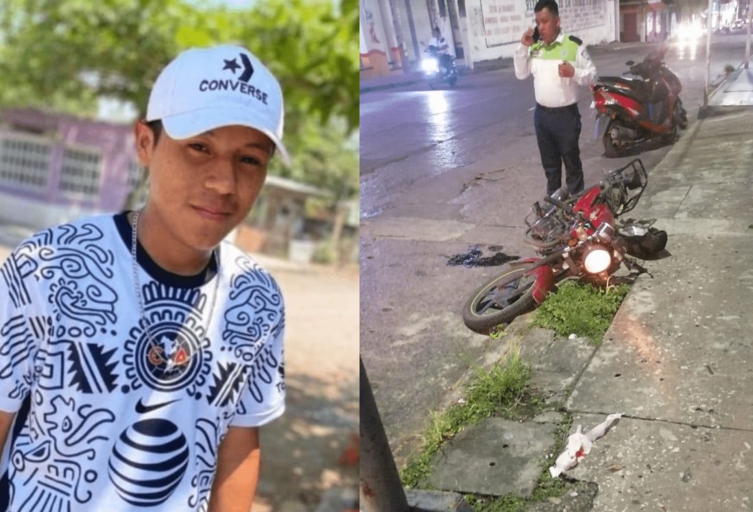 Joven fallece después de una semana hospitalizado tras chocar en Tierra Blanca