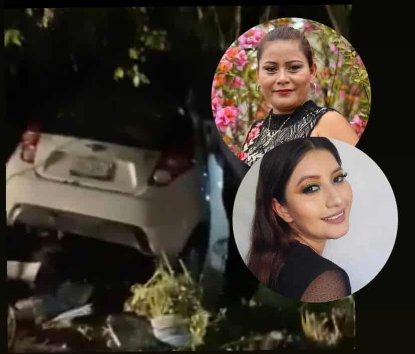 En trágico accidente pierden la vida exdirectora del DIF de Oteapan y su hija