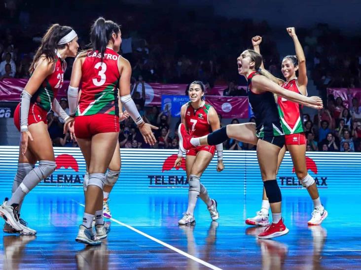 Selección mexicana de voleibol logra su segundo triunfo en la Copa Panamericana