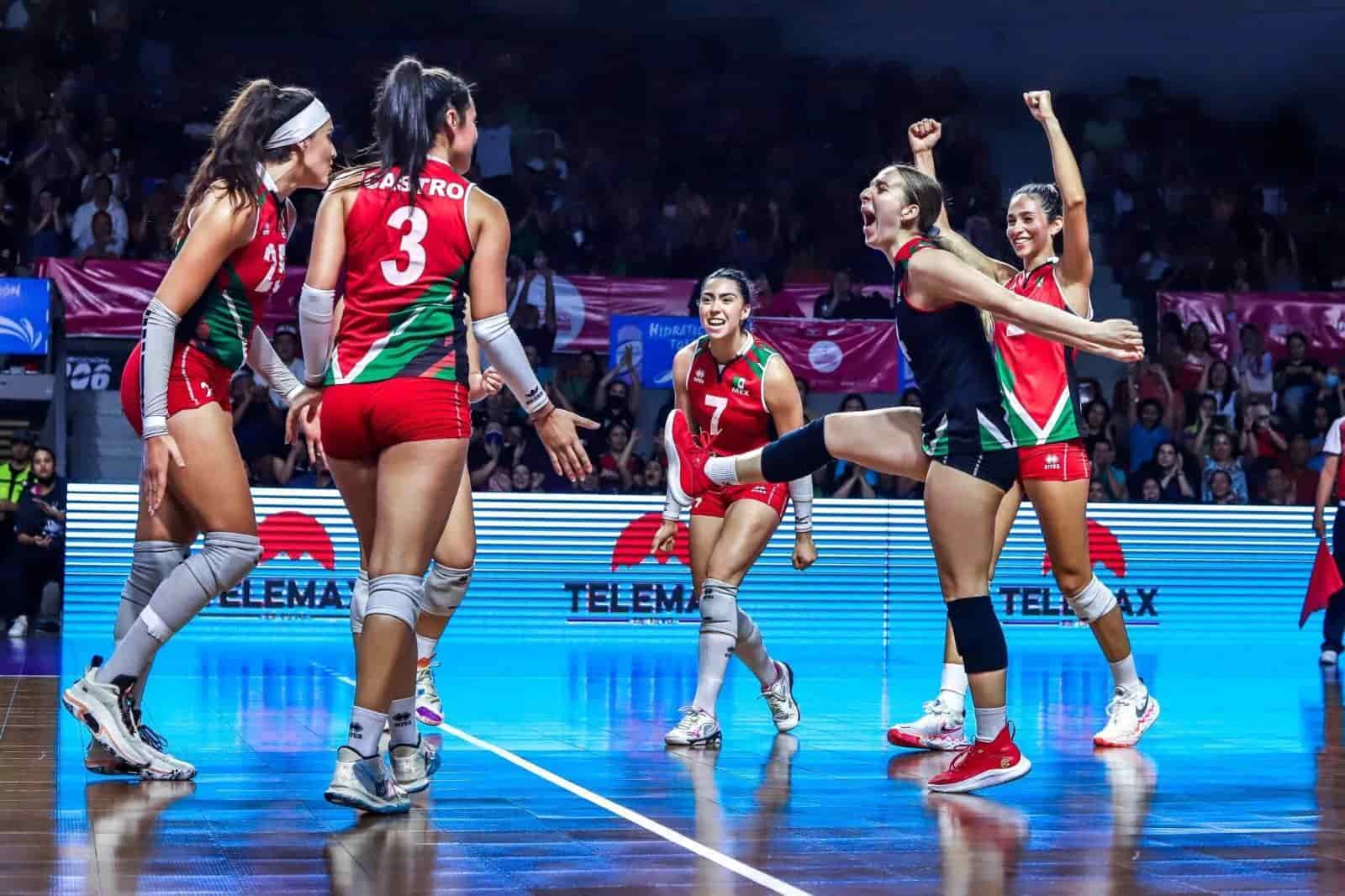 Selección mexicana de voleibol logra su segundo triunfo en la Copa Panamericana