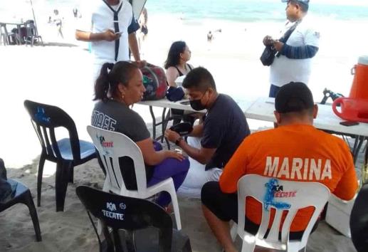 Continúan operativos para salvaguardar la vida de turistas en playas de Úrsulo Galván