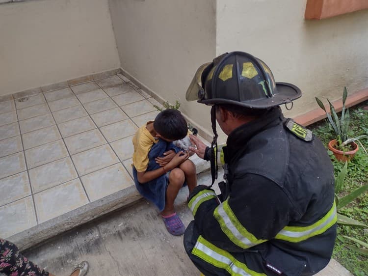 Pinky, el gato que se salvó de morir en un incendio en Veracruz (+video)