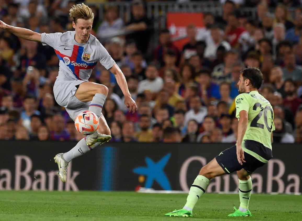 Llueven goles en juego amistoso en el Nou Camp