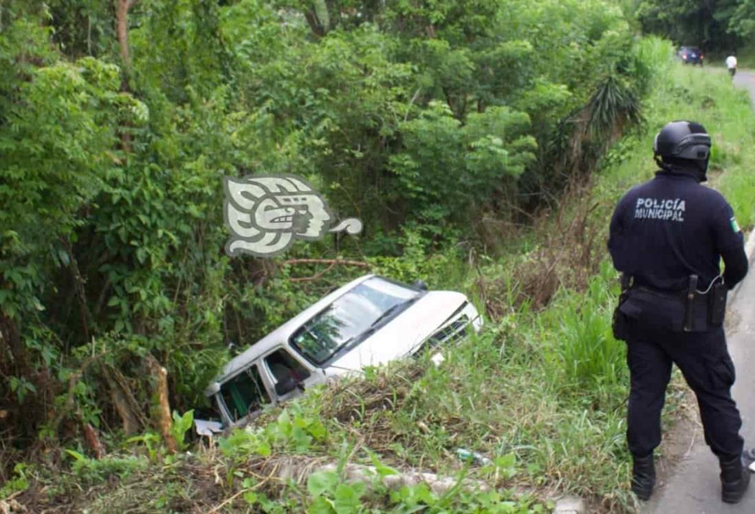 Se registra accidente en la Misantla-Xalapa; hay 2 heridos