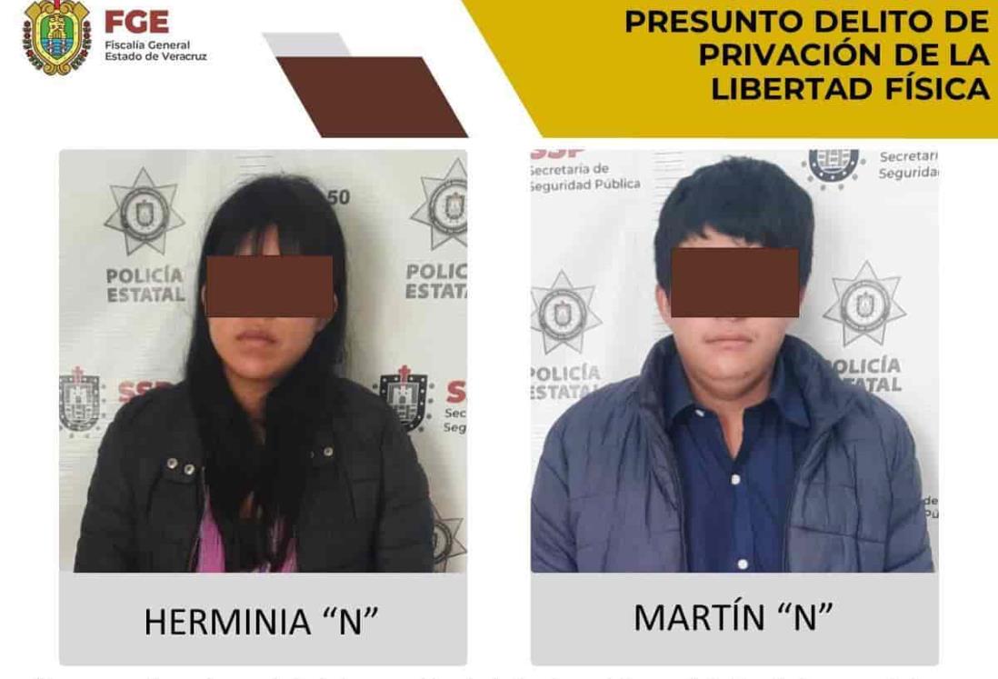 En Coatepec, imputan a pareja por el presunto delito de privación de la libertad