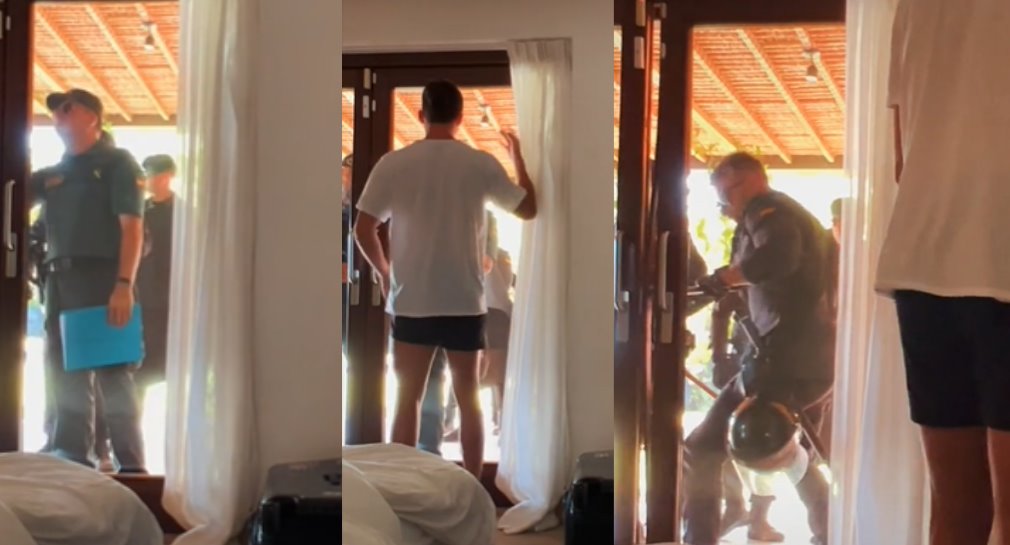 (+Video) Desalojan al sobrino de Salinas Pliego de su departamento en Ibiza