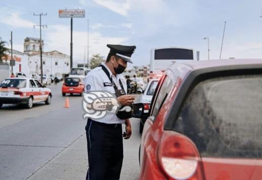 Aplican “cero tolerancia” con automovilistas en Tuxpan