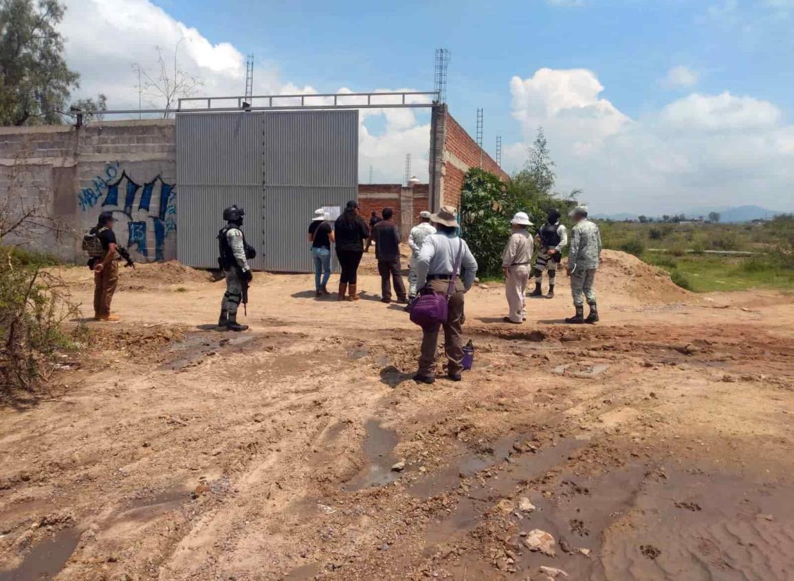 Clausuran toma clandestina con dos cisternas de concreto en Guanajuato