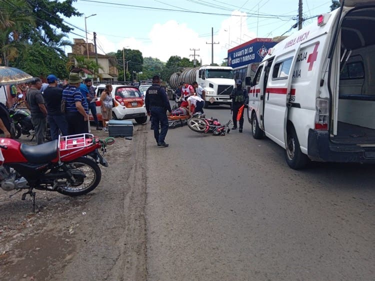 Aparatoso accidente deja una persona herida en San Andrés