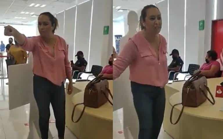 (+Video) Lady DEA; mujer hace escándalo en bando de Piedras Negras, Coahuila