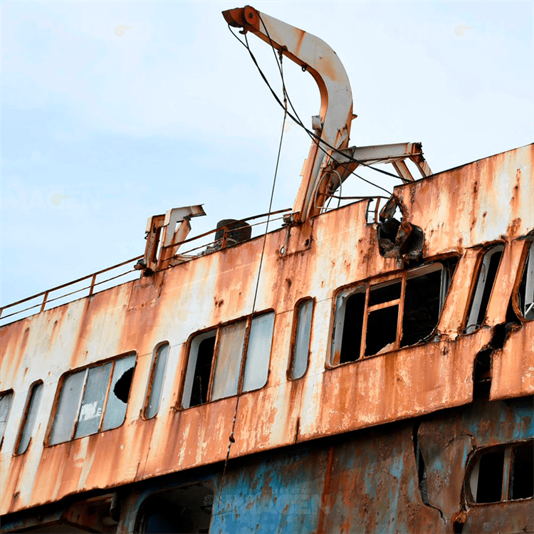 Echanted Capri, el barco fantasma varado en costas de Alvarado