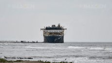 Echanted Capri, el barco fantasma varado en costas de Alvarado