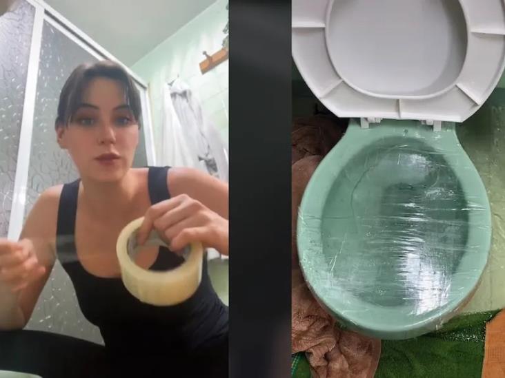Inundó su baño por replicar “life hack” de tik tok