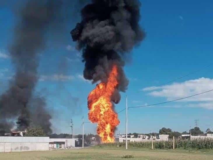 Explosión en Amozoc, Puebla, por presunta toma clandestina (+Video)