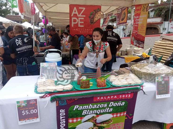 (+Video) Sabores y colores en Xalapa; realizan Festival del Pambazo en Xallitic