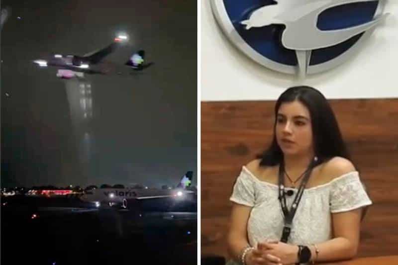 Aerolínea despide a piloto en AICM por grabar incidente entre dos aviones