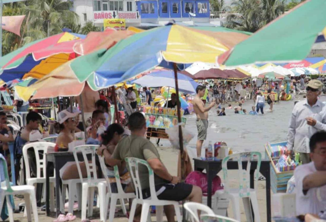 Se elevan las ventas en playas de Veracruz en el último fin de semana de vacaciones