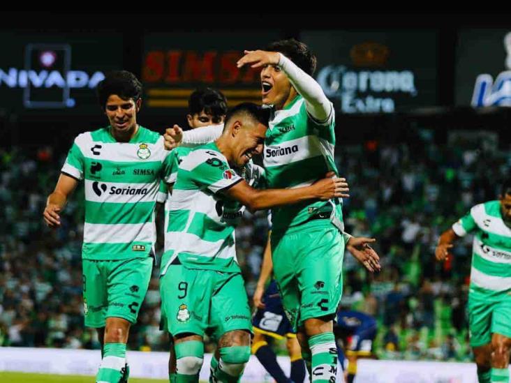 ¡Tremenda goleada! Santos Laguna vence 4-1 al Atlético de San Luis