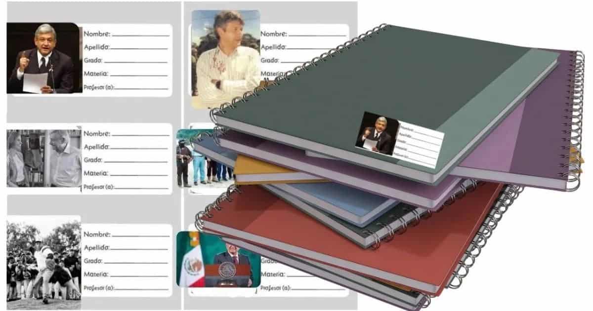 Lanzan las AMLOtiquetas para adornar tus cuadernos. Checa cómo lucen