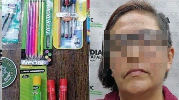 Madre es detenida por robar útiles escolares, no tenía dinero para comprarlos