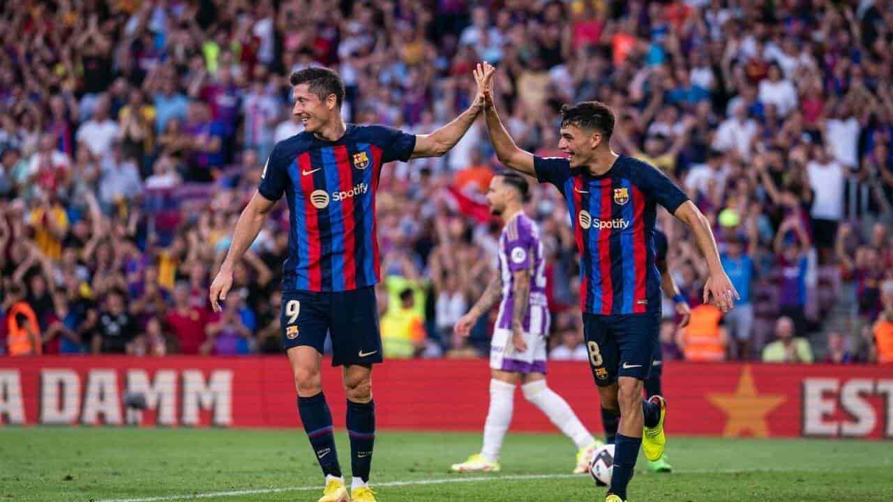 Barcelona comanda una goleada ante el Real Valladolid al vencerlo 4-0