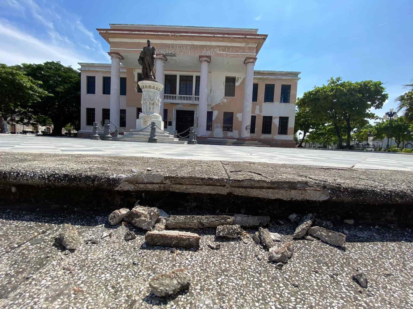 Parque Ciriaco Vázquez, un espacio olvidado en el Centro Histórico de Veracruz